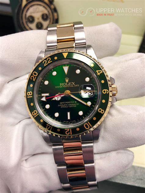 rolex gmt master 2 green dial|rolex gmt master ii for sale.